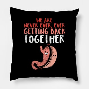 We Are Never Ever Getting Back Together Pillow