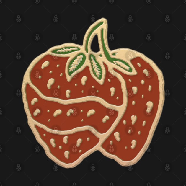 Vintage Strawberry by Merchsides