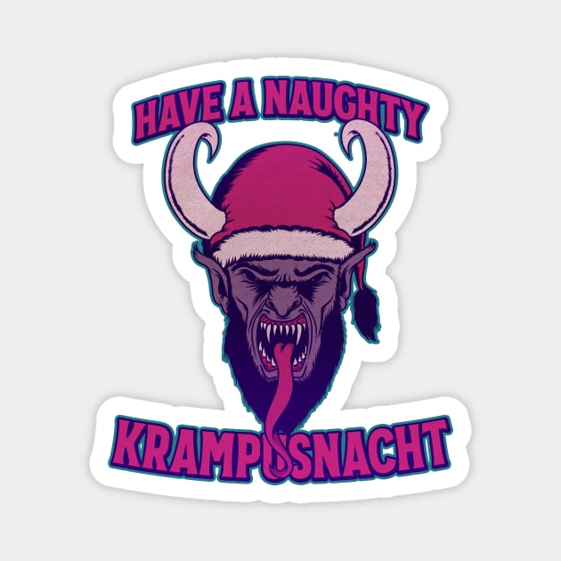 Krampusnacht Magnet by kickpunch