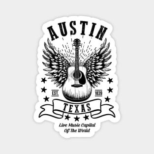 Austin Texas - Live Music Capital of the World Magnet