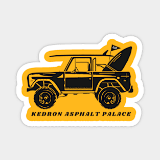 Beach Jeep Magnet