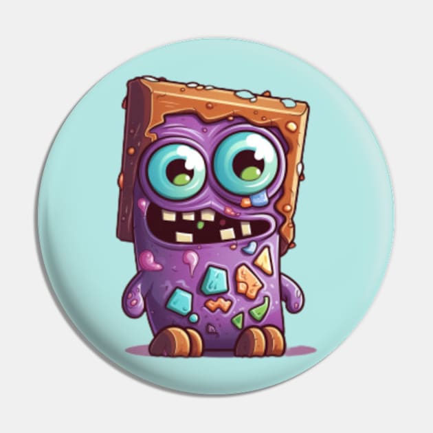 Chocolate bar Kawaii Zombie Food Monsters: When the Cuties Bite Back - A Playful and Spooky Culinary Adventure! Pin by HalloweeenandMore