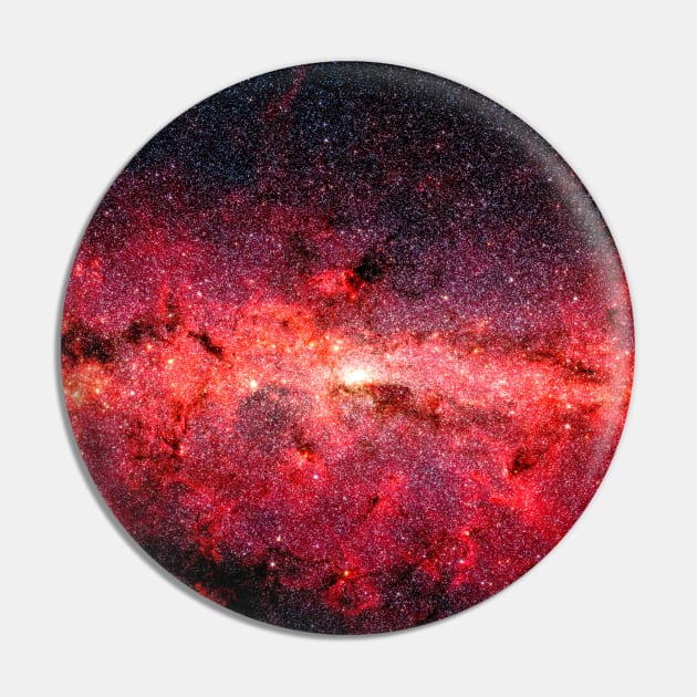 Sign Astrology Starry Night Cosmic Space Pattern Pin by CONCEPTDVS