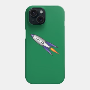 50's Space Ship Phone Case