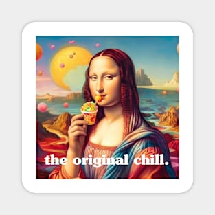 Mona Lisa: The Original Chill - Ice Cream Edition Magnet