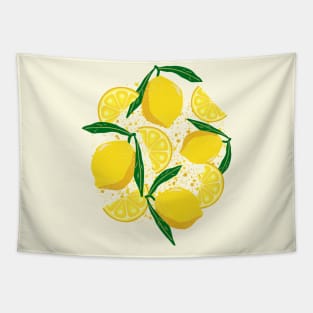 lemon fruit patttern Tapestry