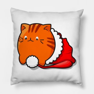 cute cat love christmas Pillow