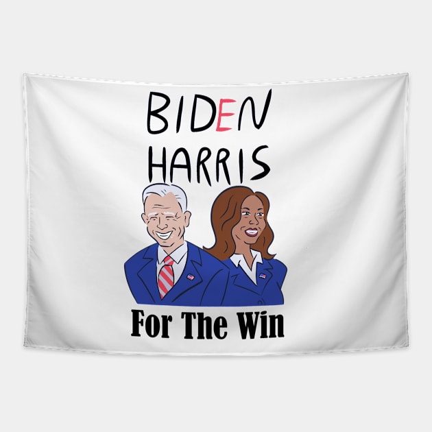 Biden harris For the win Tapestry by iniandre