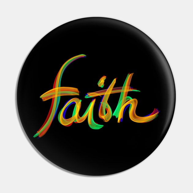 Faith Pin by rand0mity