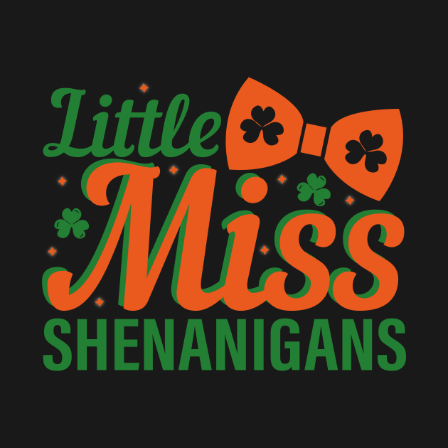 Little miss shenanigans, st. patrick's day gift, Funny st Patricks gift, Cute st pattys gift, Irish Gift, Patrick Matching. by POP-Tee