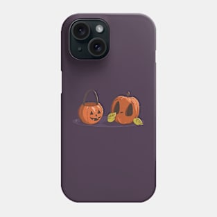 Halloween Pumpkin Pail Phone Case