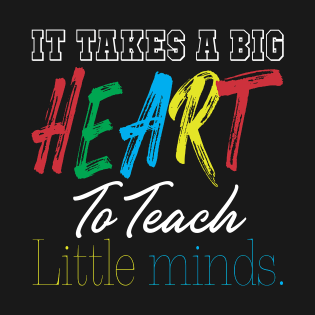 It Takes A Big Heart Teacher Appreciation Gift by emmajayne_designs