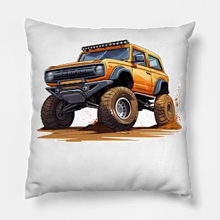 New Broncho Off-road Orange 2 Pillow