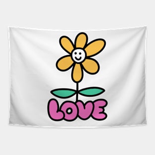 Love Flower Tapestry