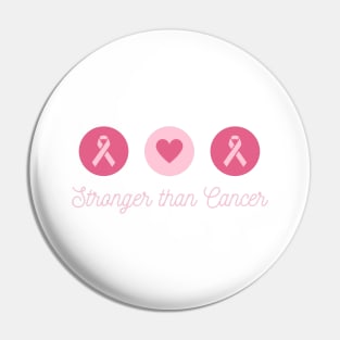 Stronger Than Cancer Pin