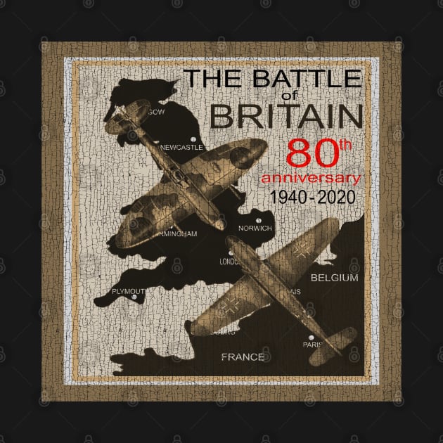 Battle of Britain WW2 Warbirds Supermarine Spitfire by F&L Design Co.