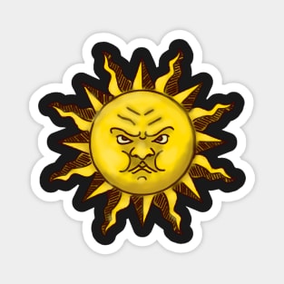 Averland Sun Heraldry Inspired by Fantasy Battles Magnet