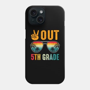 Peace Out 5th Grade  Graduation Last Day Of School Phone Case