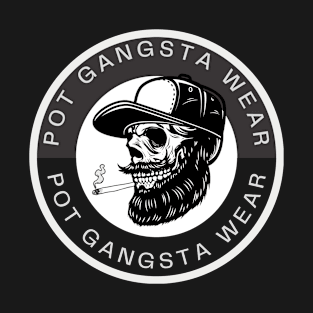 Pot Gangsta Wear - Marijuana Weed Art T-Shirt