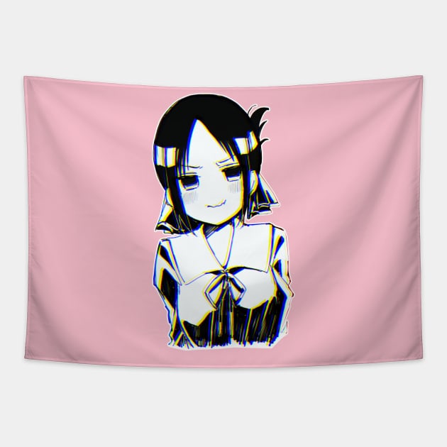 Kaguya-sama aesthetic cute pouting face Tapestry by sadpanda