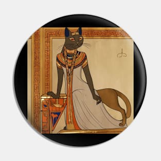 Bastet Egyptian deity Pin