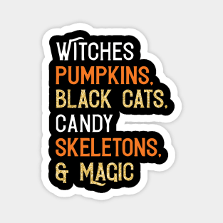 Halloween List Magnet