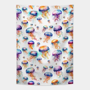 Jellyfish Jump Bloom Tapestry