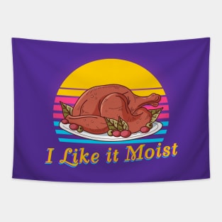 i like it moist retrowave Tapestry