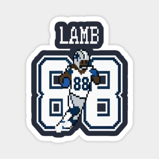 Ceedee Lamb Pixel Art Dallas Tribute Magnet