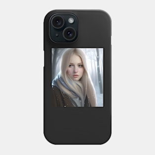 Nordic Girl - Deep inside the Woods Phone Case
