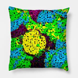 Pixelated Glitch (Yellow) Pillow