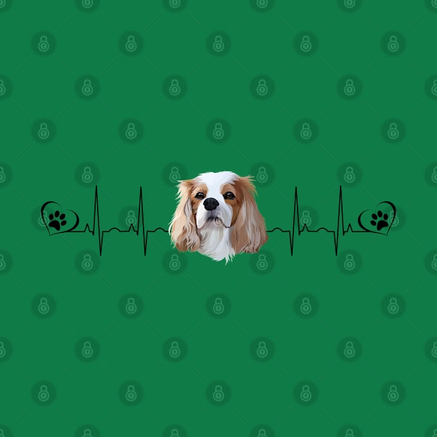 My Heart Beats for my Blenheim Cavalier King Charles Spaniel by Cavalier Gifts