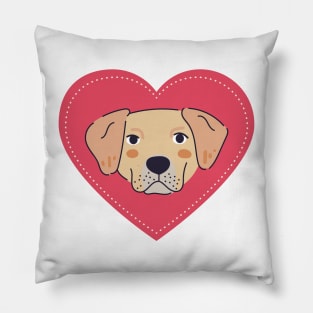 My Labrador is my Valentine Pillow