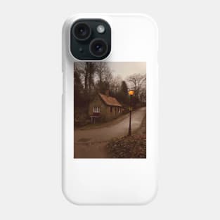 Little house and Street Lamp, Durham Phone Case