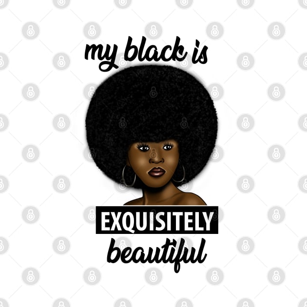 my black is exquisitely beautiful by Spinkly Creations 