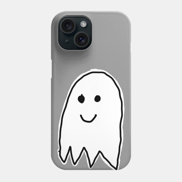 Cute Ghost, Ignorant Doodle Tattoo Phone Case by Tenpmcreations