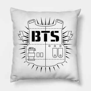 Raglan BTS logo Pillow