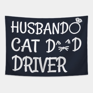 driver cat dad husband Tapestry