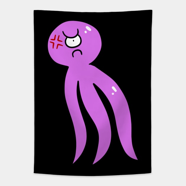 Purple Cyclops Tentacle Alien Tapestry by saradaboru
