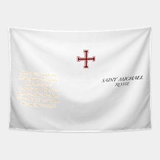 Saint michel rome Tapestry