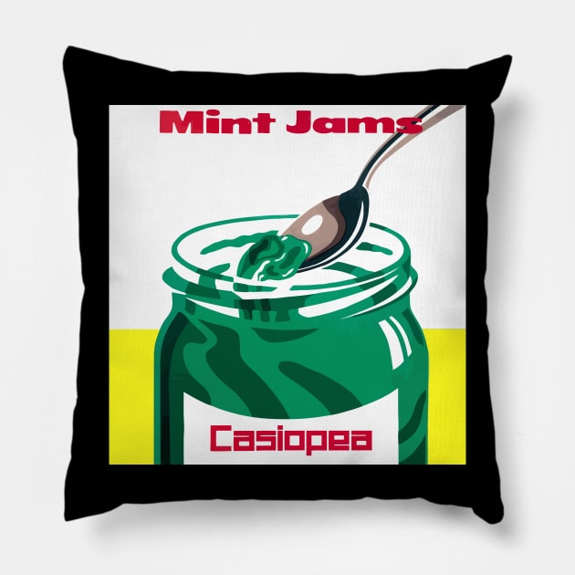 CASIOPEA - MINT JAMS Pillow by konealfares