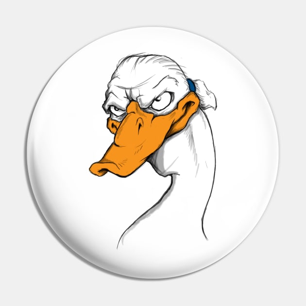 The Cunning Goose Pin by GrafDeGoose