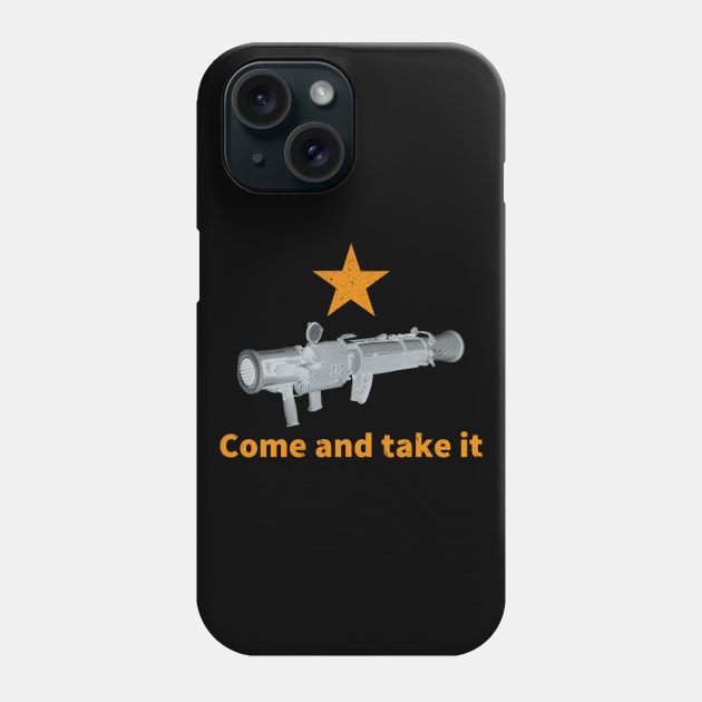 Come and take it - Dark background Phone Case by Toby Wilkinson