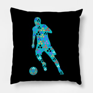 Polka Dot Soccer Pillow