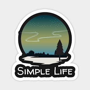 Simple Life - Northern Sky Magnet