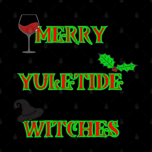 Merry Yuletide Witches, Christmas sweater style by Rattykins