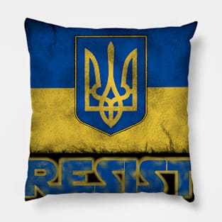 Ukraine RESIST Pillow