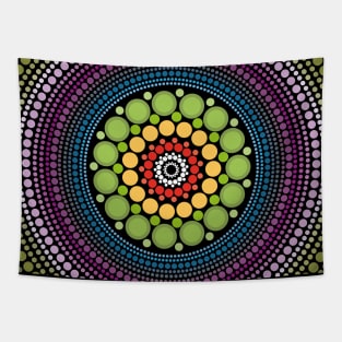 Rainbow Aboriginal Art Tapestry