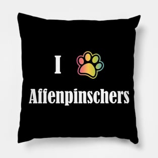 I Heart Affenpinschers | I Love Affenpinschers Pillow