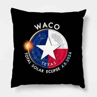 2024 Total Solar Eclipse Totality Waco Texas 28 Pillow